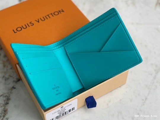 AAA Pruses Bags VUITTON MULTIPLE WALLET LOUIS 0712